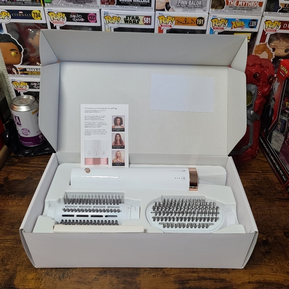 BRAND NEW IN BOX: T3 AireBrush Duo  White/Rose Gold - Picture 1 of 5